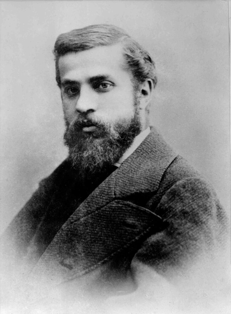 retrato de Antoni Gaudí